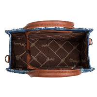 Wrangler Denim Frayed Tote (WG2202-8120SJN)