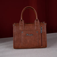Wrangler Croc Print Tote - Brown