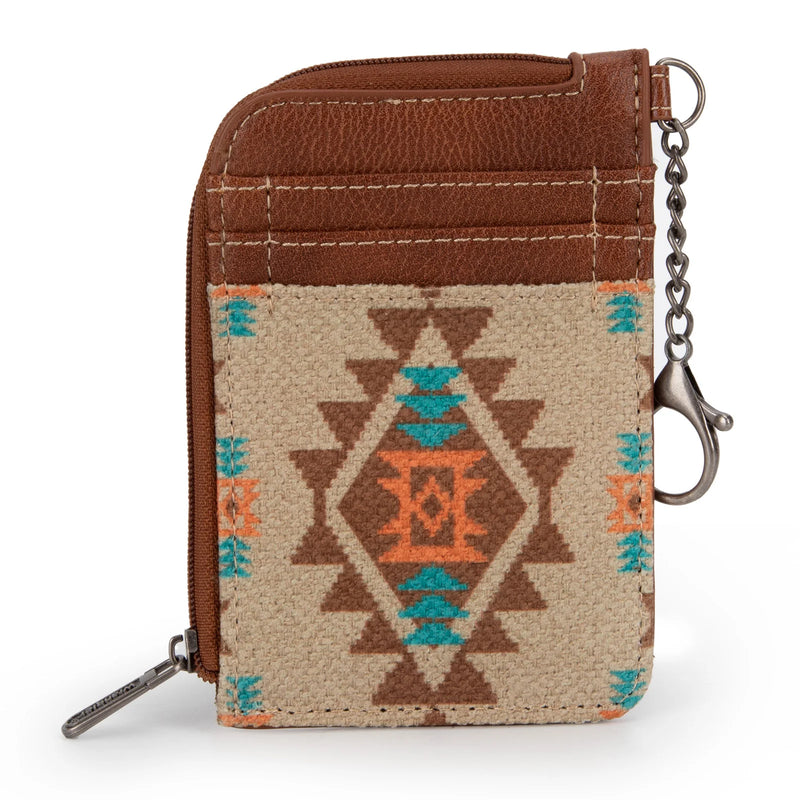 Wrangler Coin Purse - Tan Aztec