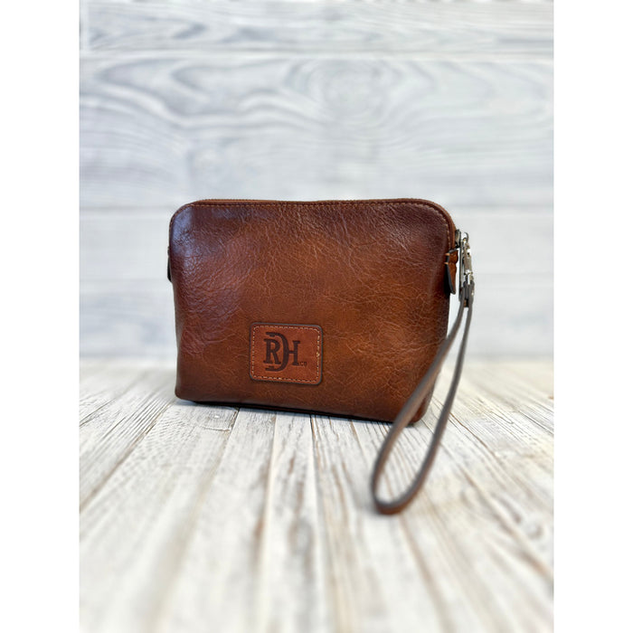 Red Dirt Hat Co Cosmetic Pouch - Blue Southwestern