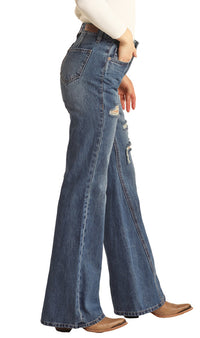 Rock & Roll Cowgirl Jeans - RRWD8HR0GX - High Rise Palazzo Flare