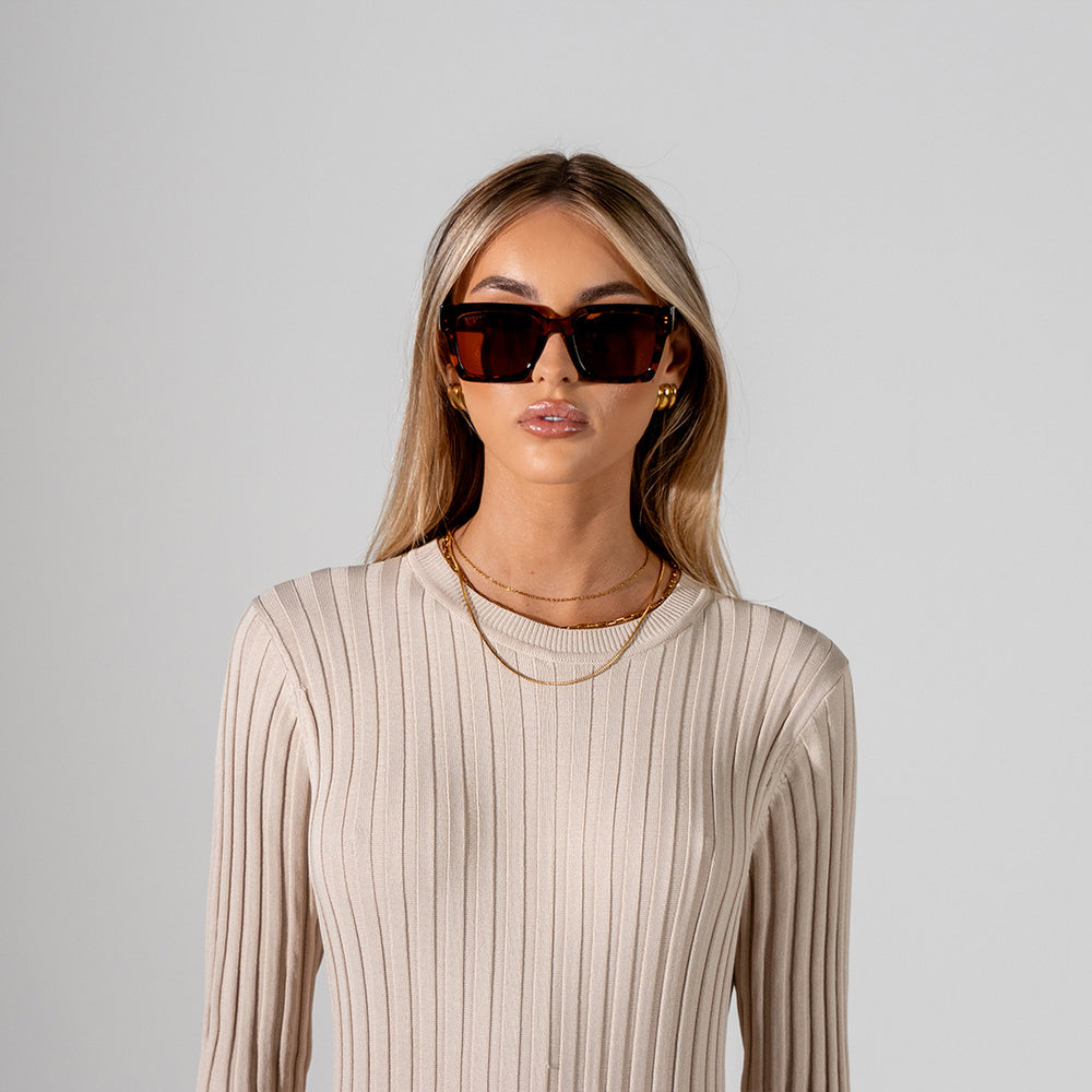 Oneday Sunglasses - Rhodes ( Tortoise Brown)