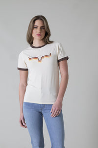 Kimes Ranch Rhythm Ringer Tech Tee - Natural