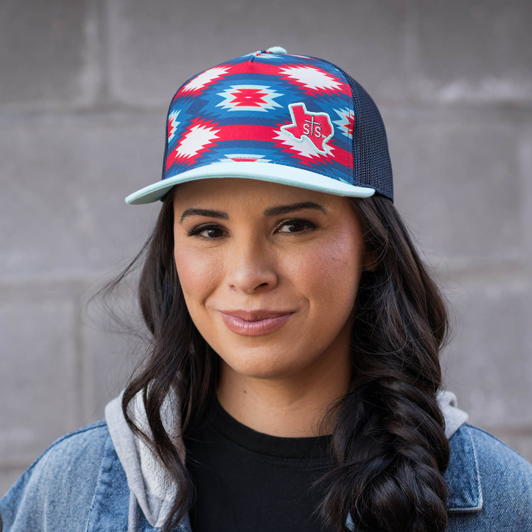 STS Ranchwear - Leather Texas Patch Hat (Aztec)