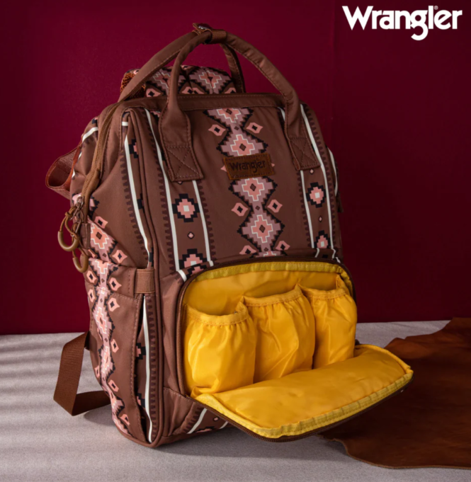 Wrangler Allover Aztec Dual Sided Backpack (WG2204-9110CM)