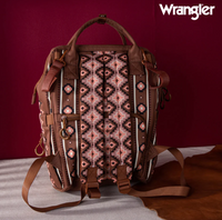 Wrangler Allover Aztec Dual Sided Backpack (WG2204-9110CM)