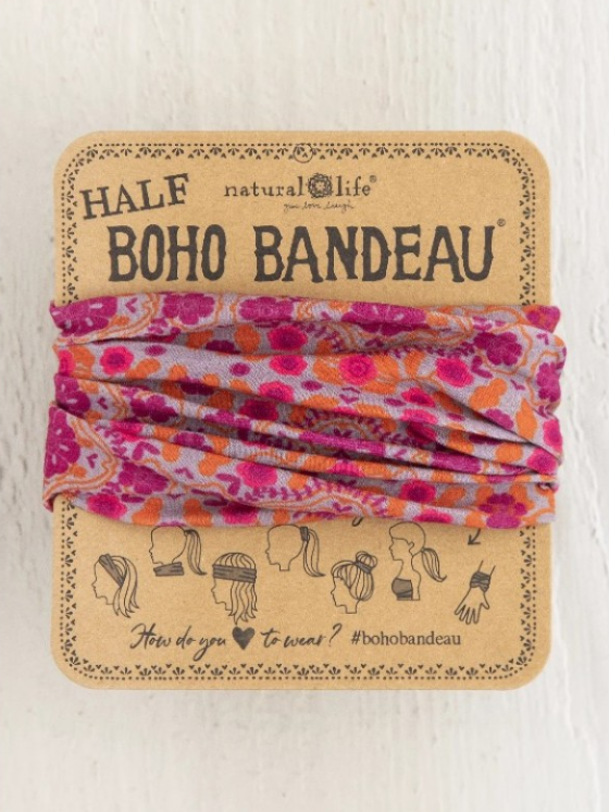 Boho Bandeau - Half Must Floral Medalli