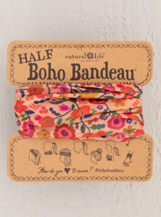 Boho Bandeau - Half Blush Floral