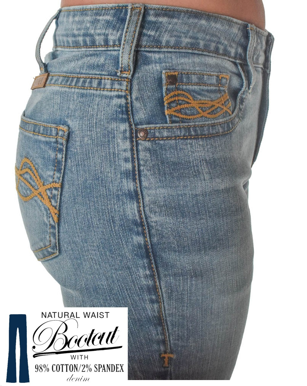 Cowgirl Tuff Jeans - Denim Blues