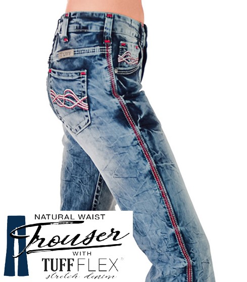Cowgirl Tuff Jeans - Blazin Red Trouser
