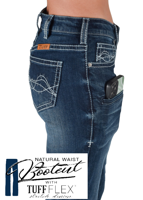 Cowgirl Tuff Jeans - Summit White