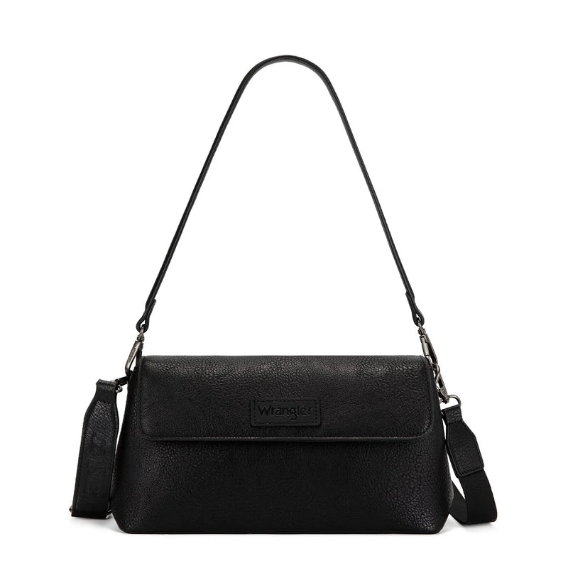 Wrangler Convertible Shoulder Bag/Crossbody - Black (WG-HB-573-2003BK)