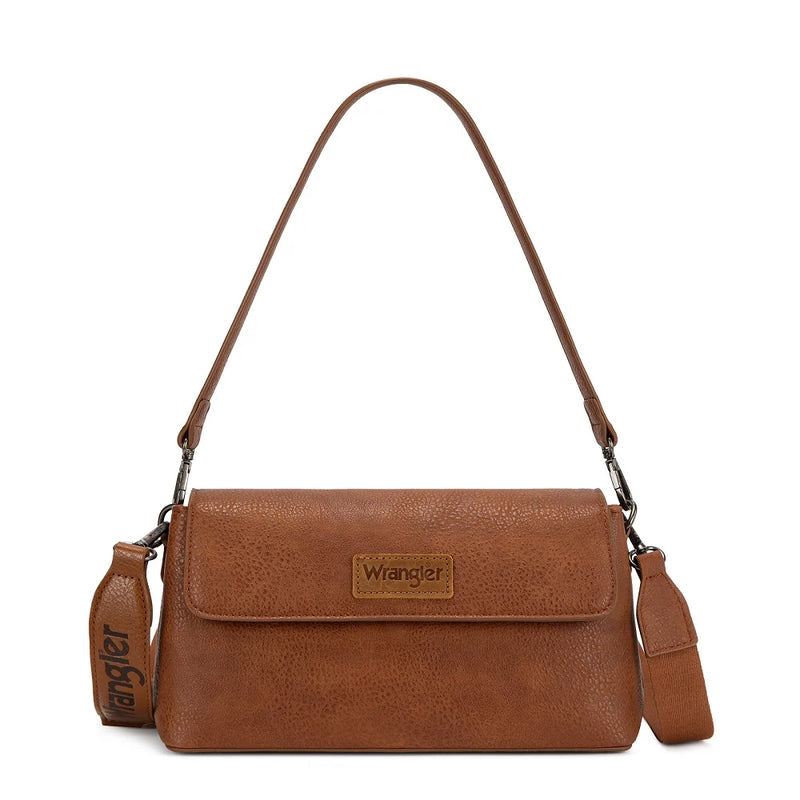 Wrangler Convertible Shoulder Bag/Crossbody - Brown (WG-HB-573-2003BR)