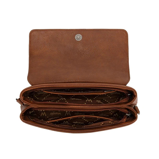 Wrangler Convertible Shoulder Bag/Crossbody - Brown (WG-HB-573-2003BR)