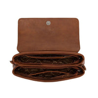 Wrangler Convertible Shoulder Bag/Crossbody - Brown (WG-HB-573-2003BR)