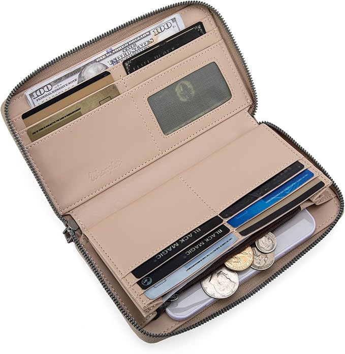 Wrangler Wallet/ Wristlet - Embroidered (Tan)
