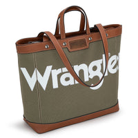 Wrangler Canvas Tote - Green (WG142-2002GN)