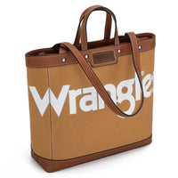 Wrangler Canvas Tote - Brown (WG142-2002BR)