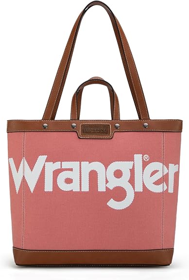 Wrangler Canvas Tote - Pink (WG142-2002PK)