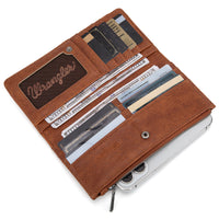 Wrangler Embroidered Bi-Fold Wallet - Brown (WG145-212BR)