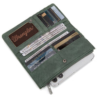 Wrangler Embroidered Bi-Fold Wallet - Green (WG145-212GN)