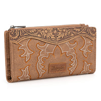 Wrangler Embroidered Bi-Fold Wallet - Khaki (WG145-212KH)