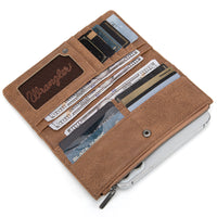 Wrangler Embroidered Bi-Fold Wallet - Khaki (WG145-212KH)