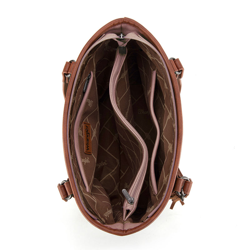 Wrangler Waxed Canvas Tote - Pink (WG171G-2002PK)