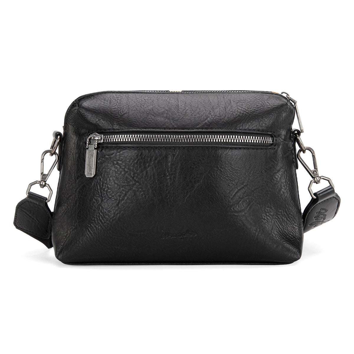 Wrangler Aztec Knitted Crossbody - Black (WG174-1832BK)