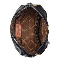 Wrangler Aztec Knitted Crossbody - Black (WG174-1832BK)