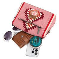 Wrangler Aztec Knitted Crossbody - Pink (WG174-1832PK)
