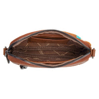 Wrangler Aztec Knitted Crossbody/Wallet - Brown (WG174-1833BR)