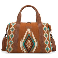 Wrangler Southwestern Print Duffle Bag - Brown (WG174-5110BR)