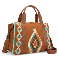 Wrangler Southwestern Print Duffle Bag - Brown (WG174-5110BR)