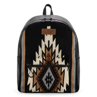 Wrangler Aztec Knitted Backpack - Black (WG174-9115BK)