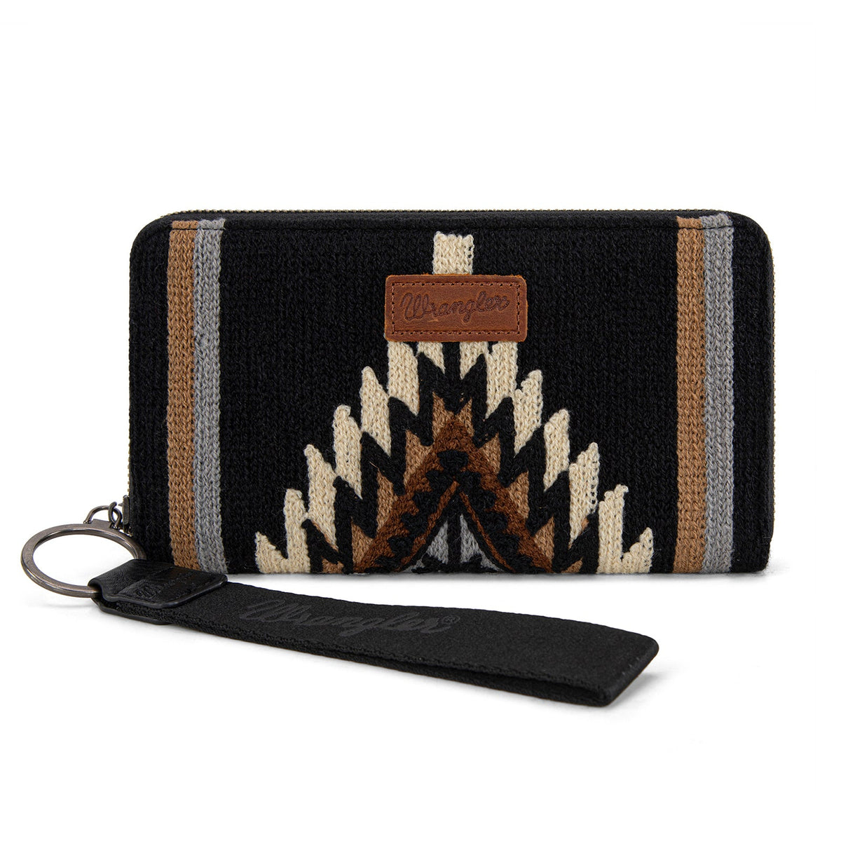 Wrangler Southwestern Knitted Wallet - Black (WG174-W006BK)