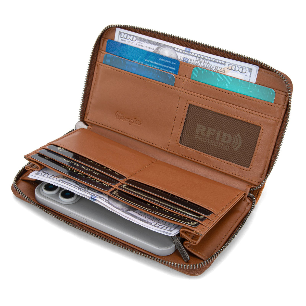 Wrangler Southwestern Knitted Wallet - Brown (WG174-W006BR)