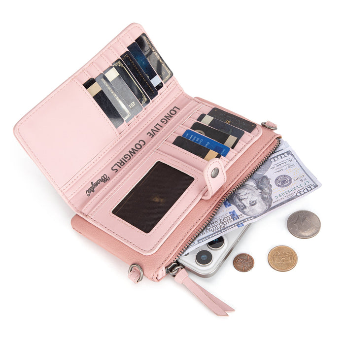 Wrangler Crossbody/Wallet - Pink (WG184-1813)