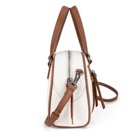 Wrangler Whipstitch Satchel Handbag - Beige (WG185-5112BG)