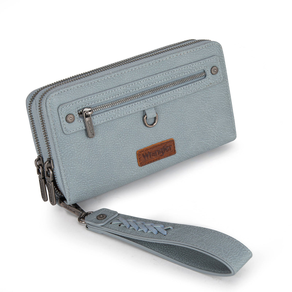 Wrangler Dual Zipper Compartment Wallet - Jean (WG185-W050JN)