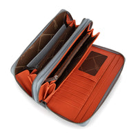 Wrangler Dual Zipper Compartment Wallet - Jean (WG185-W050JN)