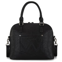 Wrangler Classic Barrel Handbag - Black (WG186-9112BK)