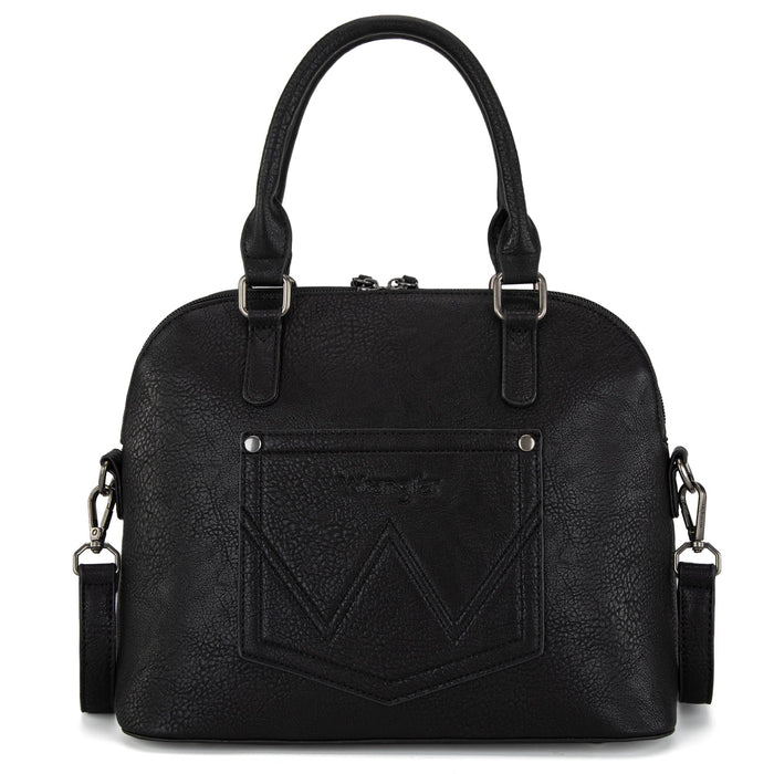 Wrangler Classic Barrel Handbag - Black (WG186-9112BK)