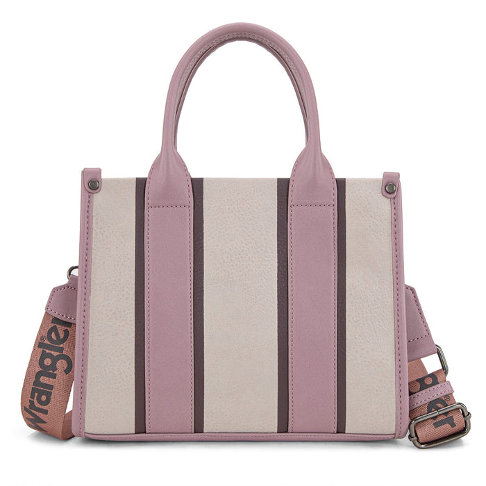 Wrangler Colour Block Small Tote/ Crossbody - Dark Pink (WG208-8120SDPK)