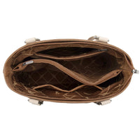 Wrangler Braided Whipstitch Large Tote Crossbody - Brown