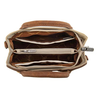 Wrangler Braided Whipstitch Small Tote Crossbody - Beige