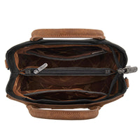 Wrangler Braided Whipstitch Small Tote Crossbody - Black