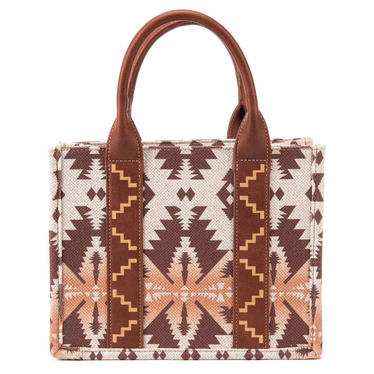 Wrangler Southwest Print Tote - Light Coffee (WG2203-8120SLCF)