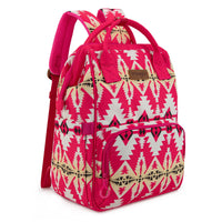 Wrangler Aztec Printed Callie Backpack - Hot Pink (WG2204-91102HPK)
