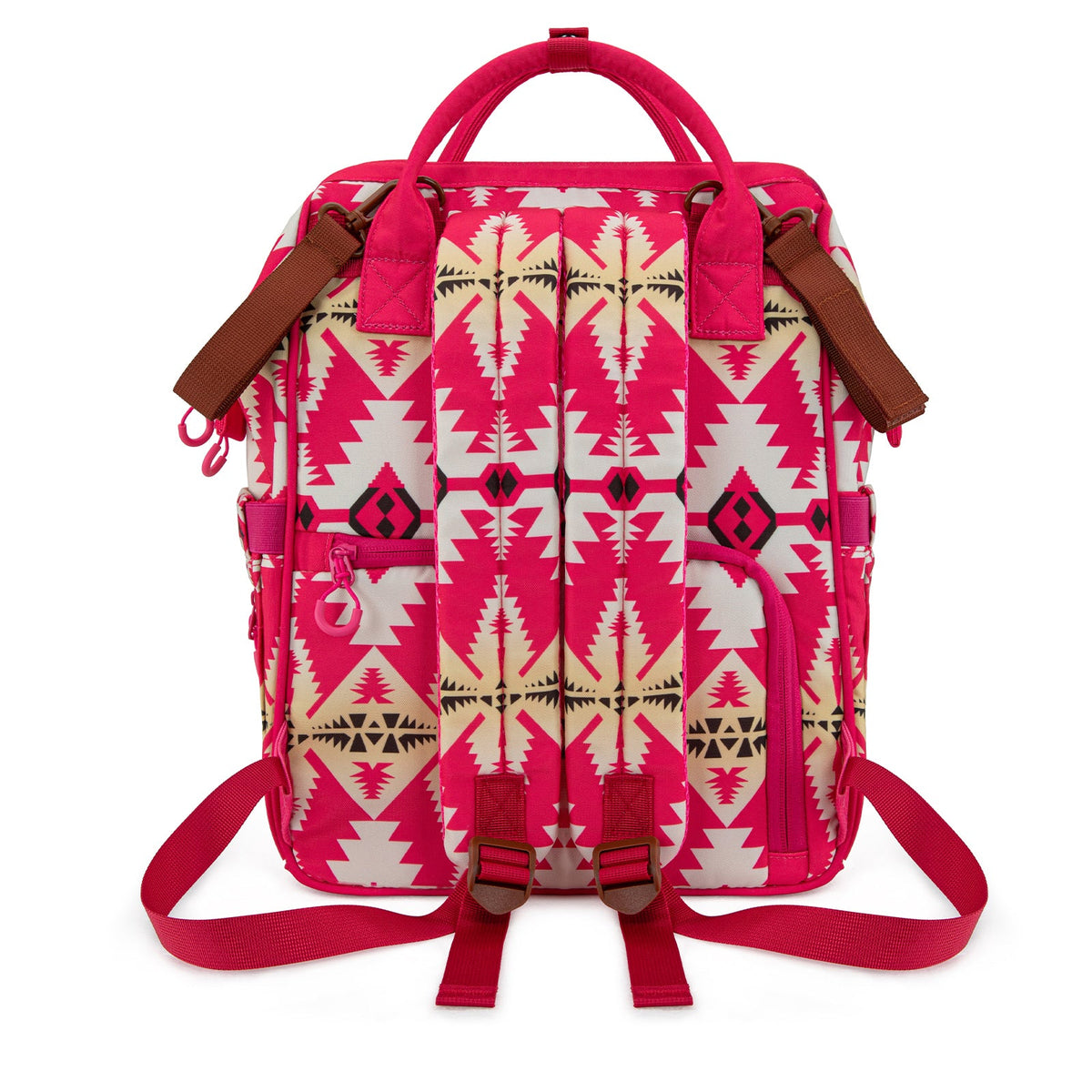 Wrangler Aztec Printed Callie Backpack - Hot Pink (WG2204-91102HPK)